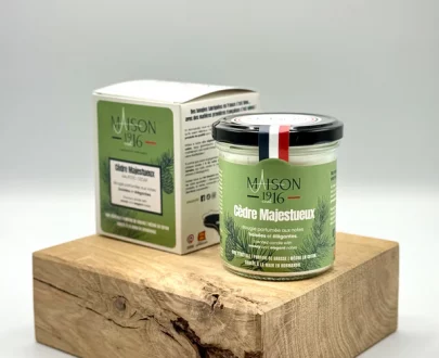 Bougie parfumée 180g - Cèdre Majestueux