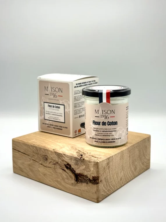 Bougie parfumée 180g - Fleur de Coton