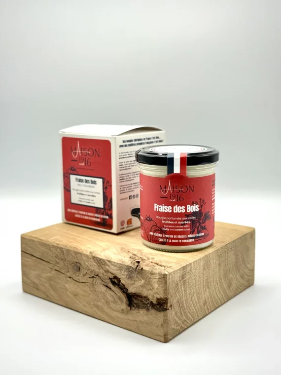 Bougie parfumée 180g - Fraise des Bois