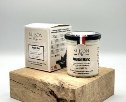 Bougie parfumée 180g - Nougat Blanc
