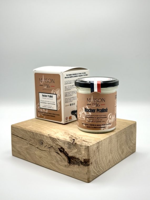 Bougie parfumée 180g - Rocher Praliné
