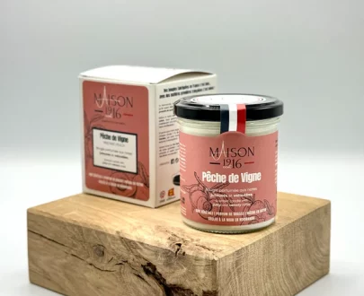 Bougie parfumée 180g - Pêche de Vigne