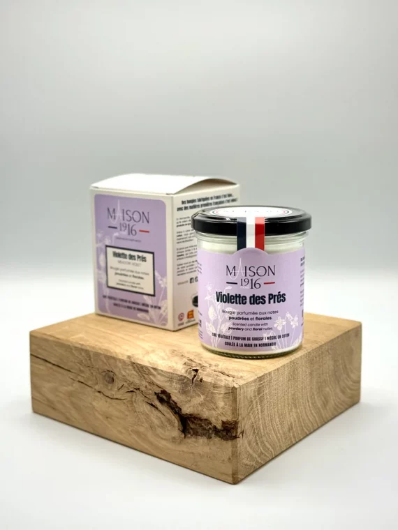 Bougie parfumée 180g - Violette des Près