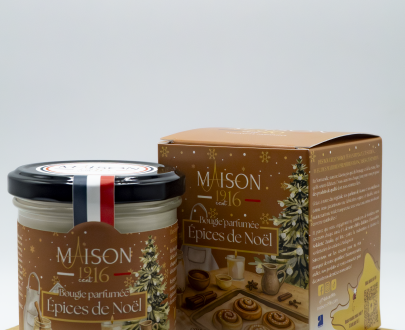 Bougie parfumée 180g - Épices de Noël