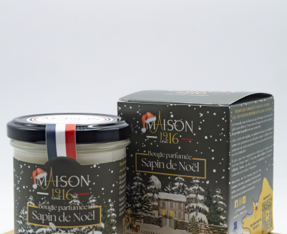 Bougie parfumée 180g - Sapin de Noël